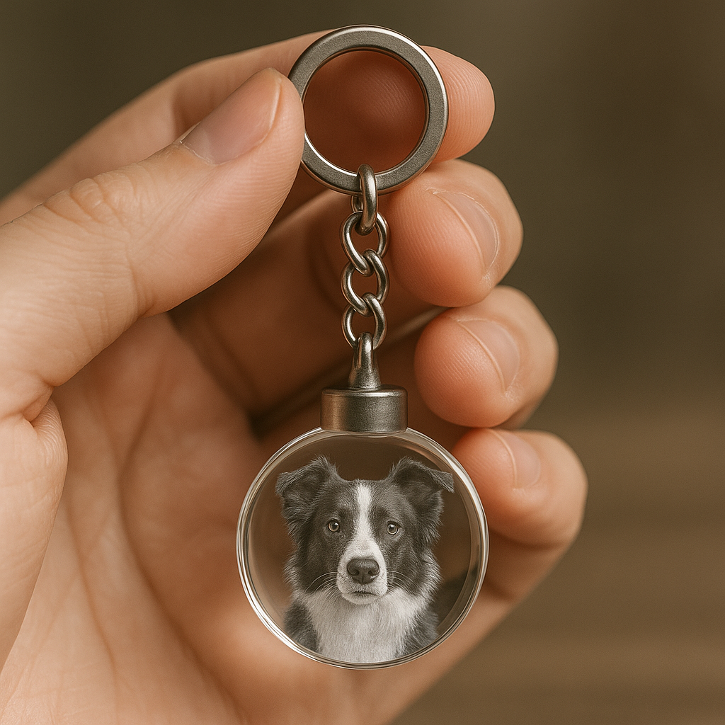 Customizable Keychain Sphere